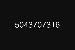 5043707316