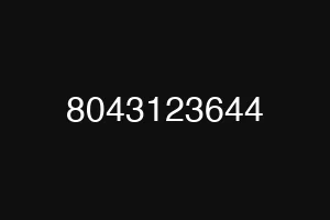 8043123644