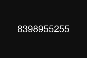 8398955255