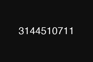 3144510711